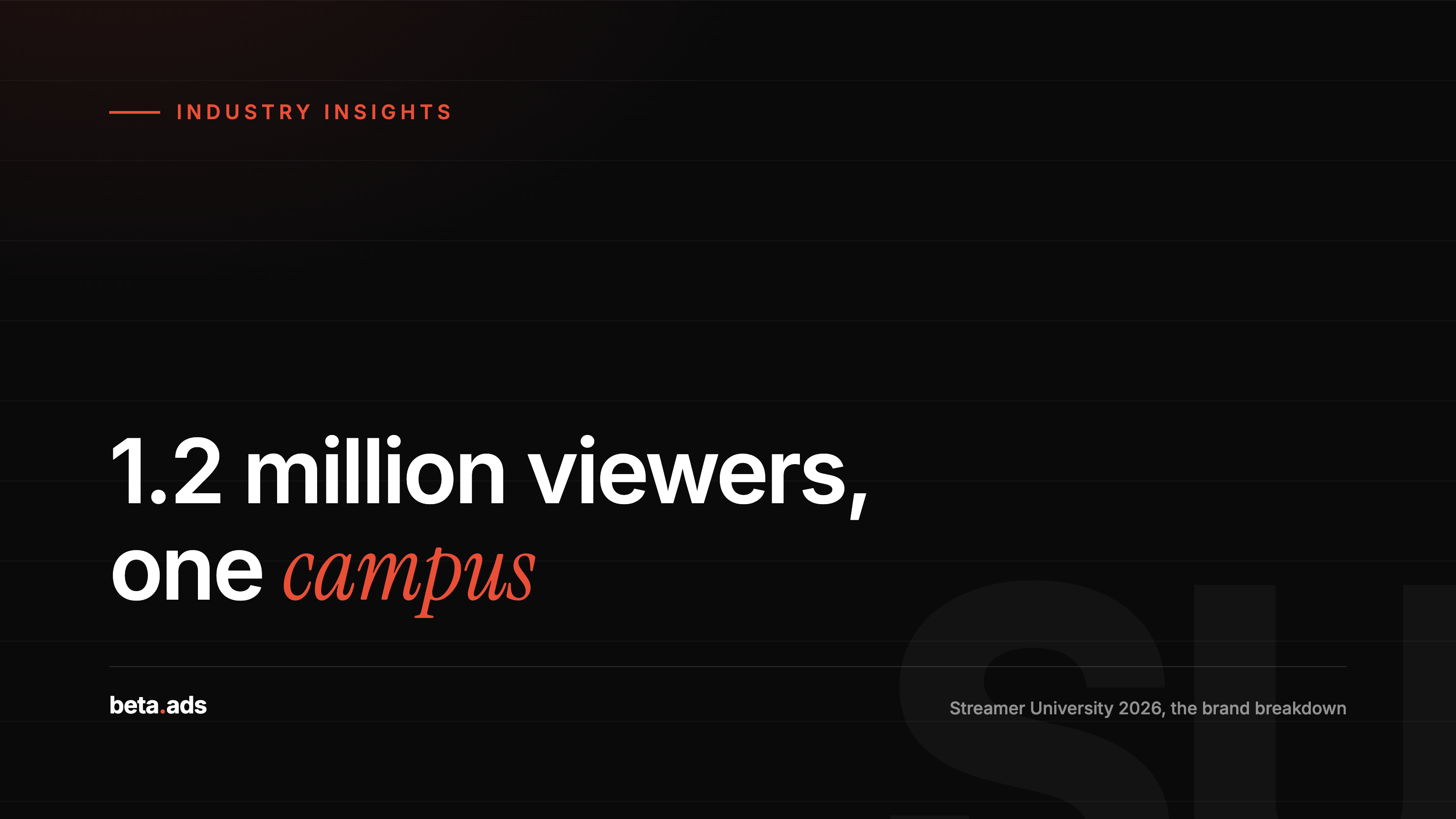 Streamer University 2026: What 1.2 Million Concurrent Viewers Taught Brands About Creator Marketing