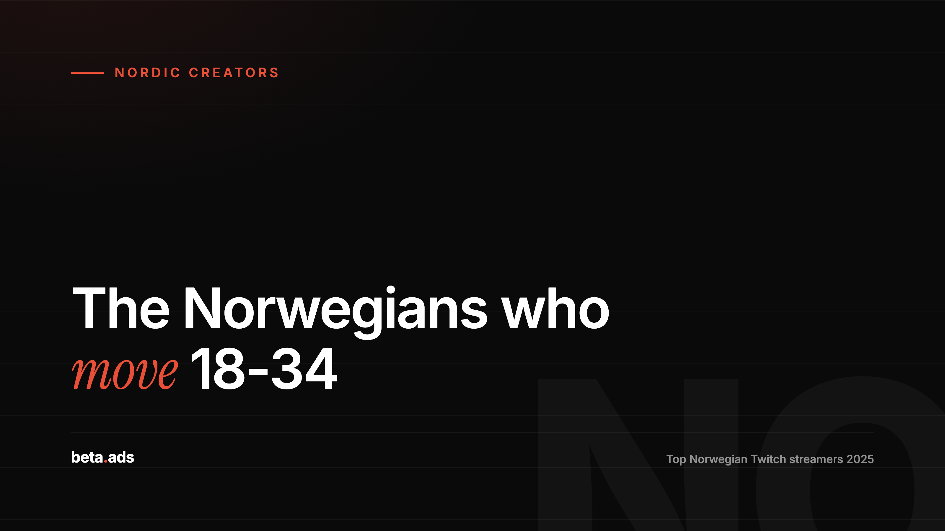 Top Norwegian Twitch Streamers 2025: The Creators Actually Moving Norwegian 18-34 Attention