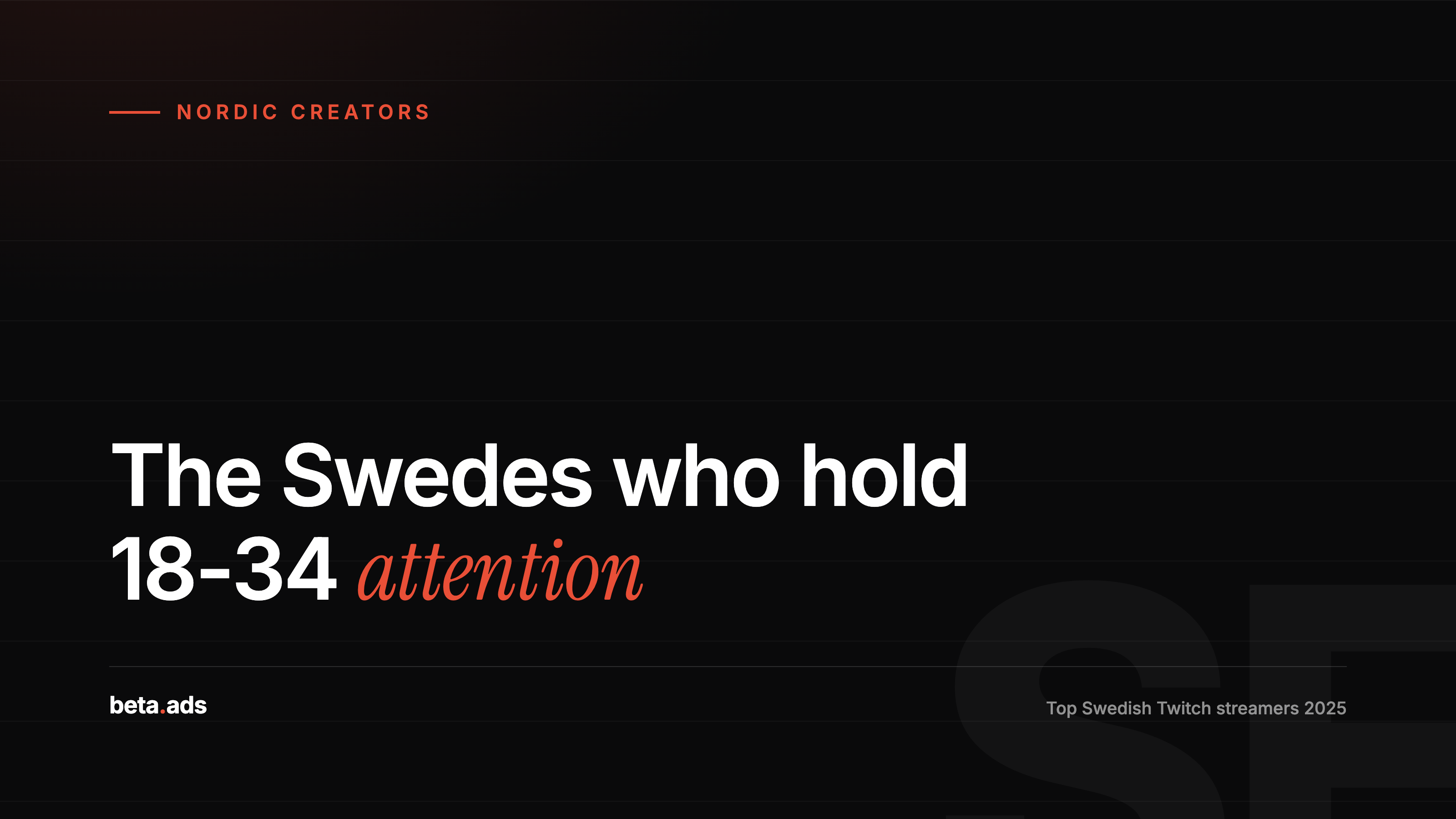 Top Swedish Twitch Streamers 2025: Who Actually Holds Swedish 18-34 Attention