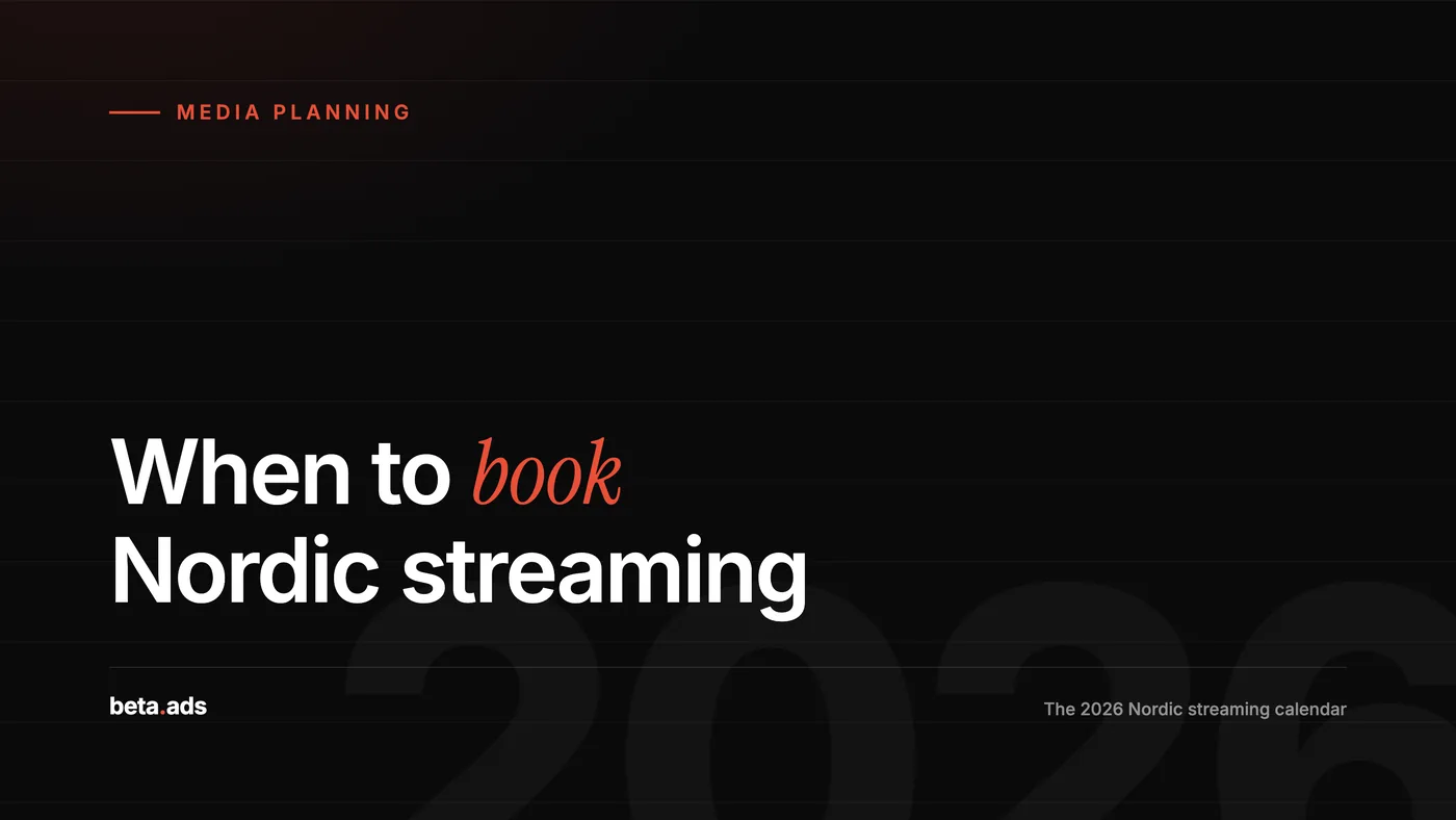 The 2026 Nordic Streaming Calendar: When to Book Twitch and Kick Campaigns in NO, SE, DK and FI