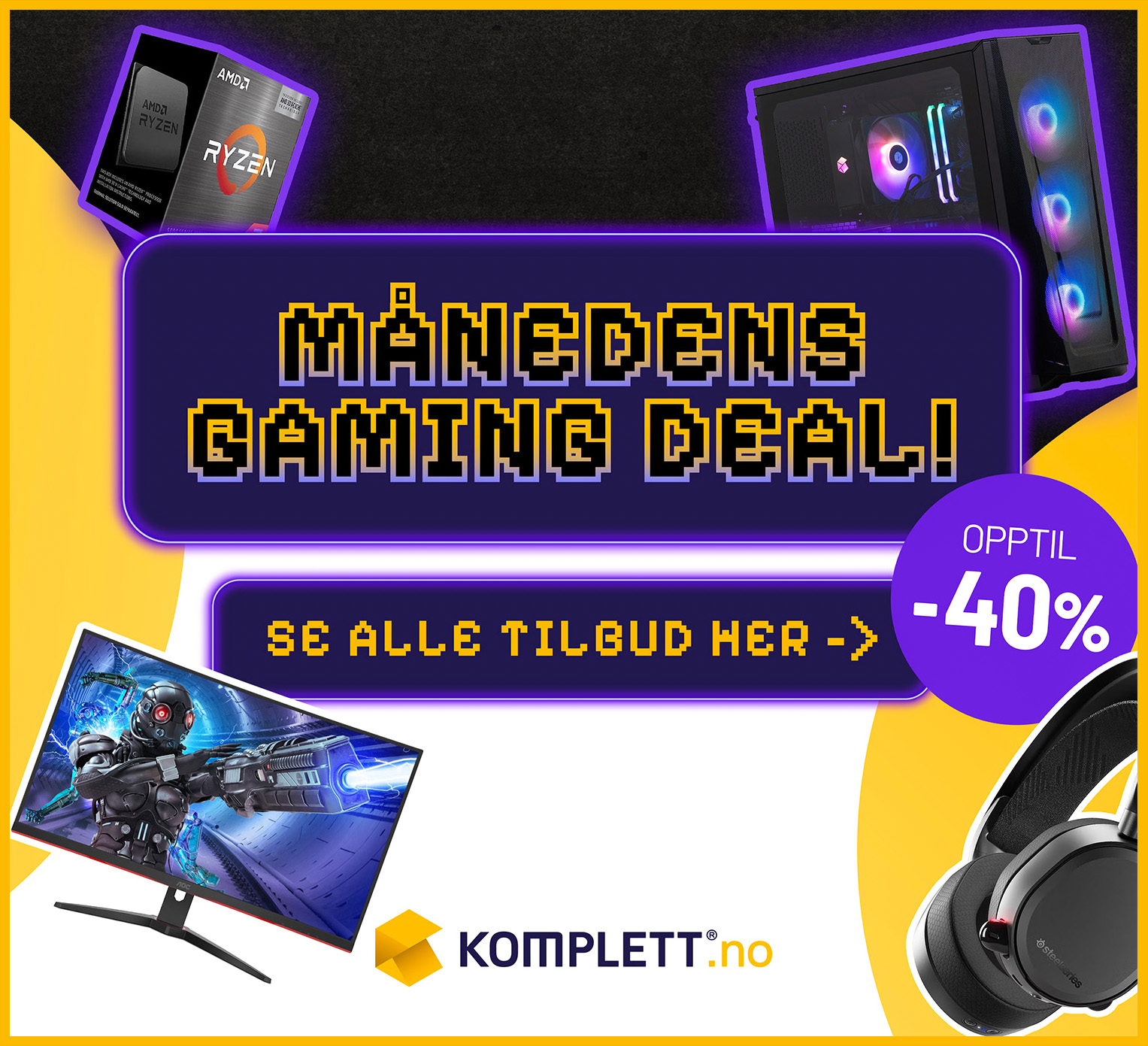 Komplett Månedens Gaming Deal - static preview